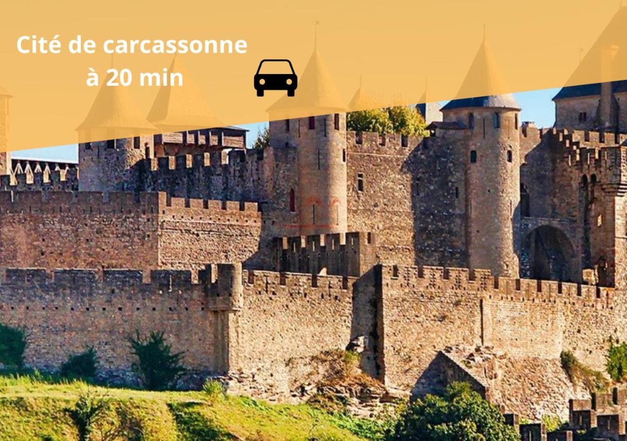 Le Concorde-Wifi-Clim-Parking-3Etoiles-Ockeys Lägenhet Bram Exteriör bild